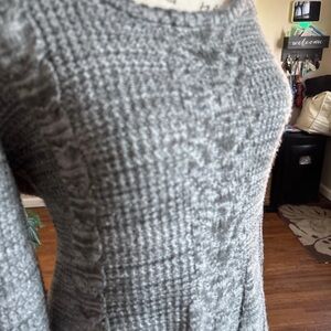Cloud Chaser Charcoal Knit Sweater